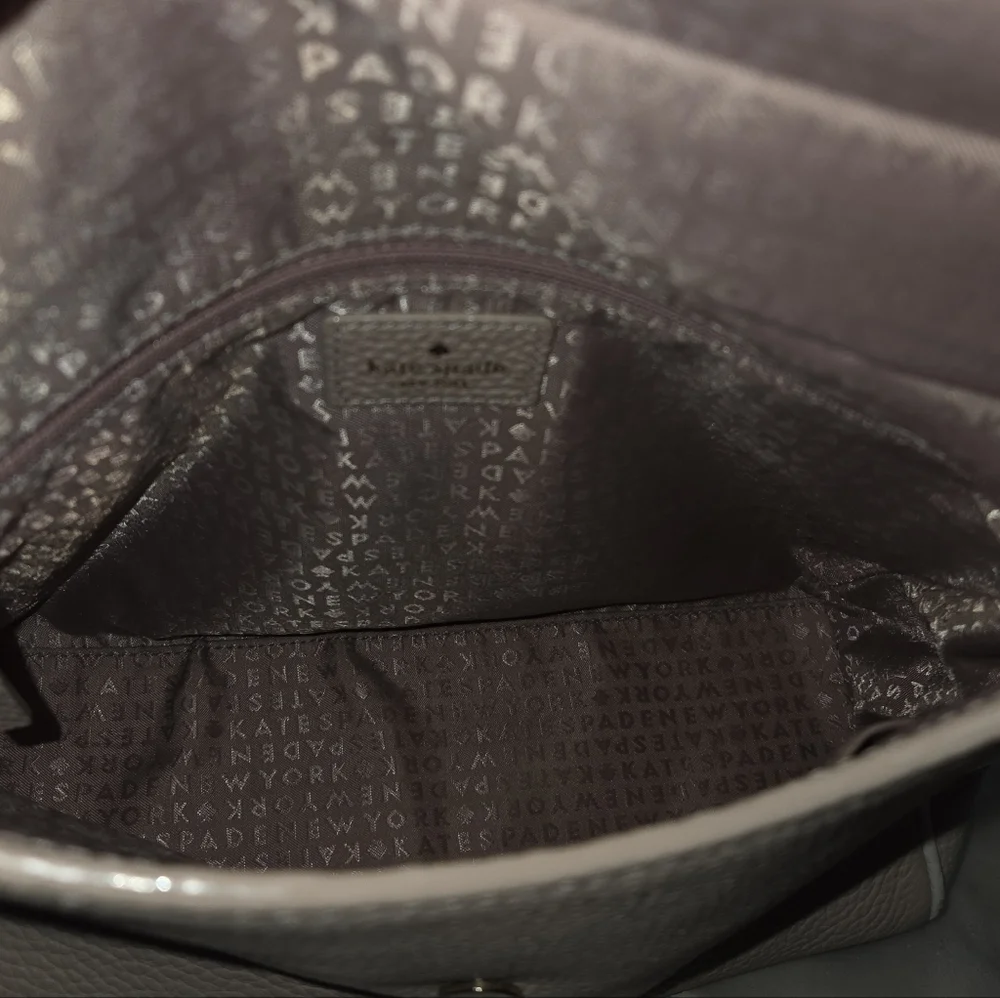 Kate Spade Chester Street Miri Taupe/Pink Pebbled Leather Shoulder/Crossbody Bag